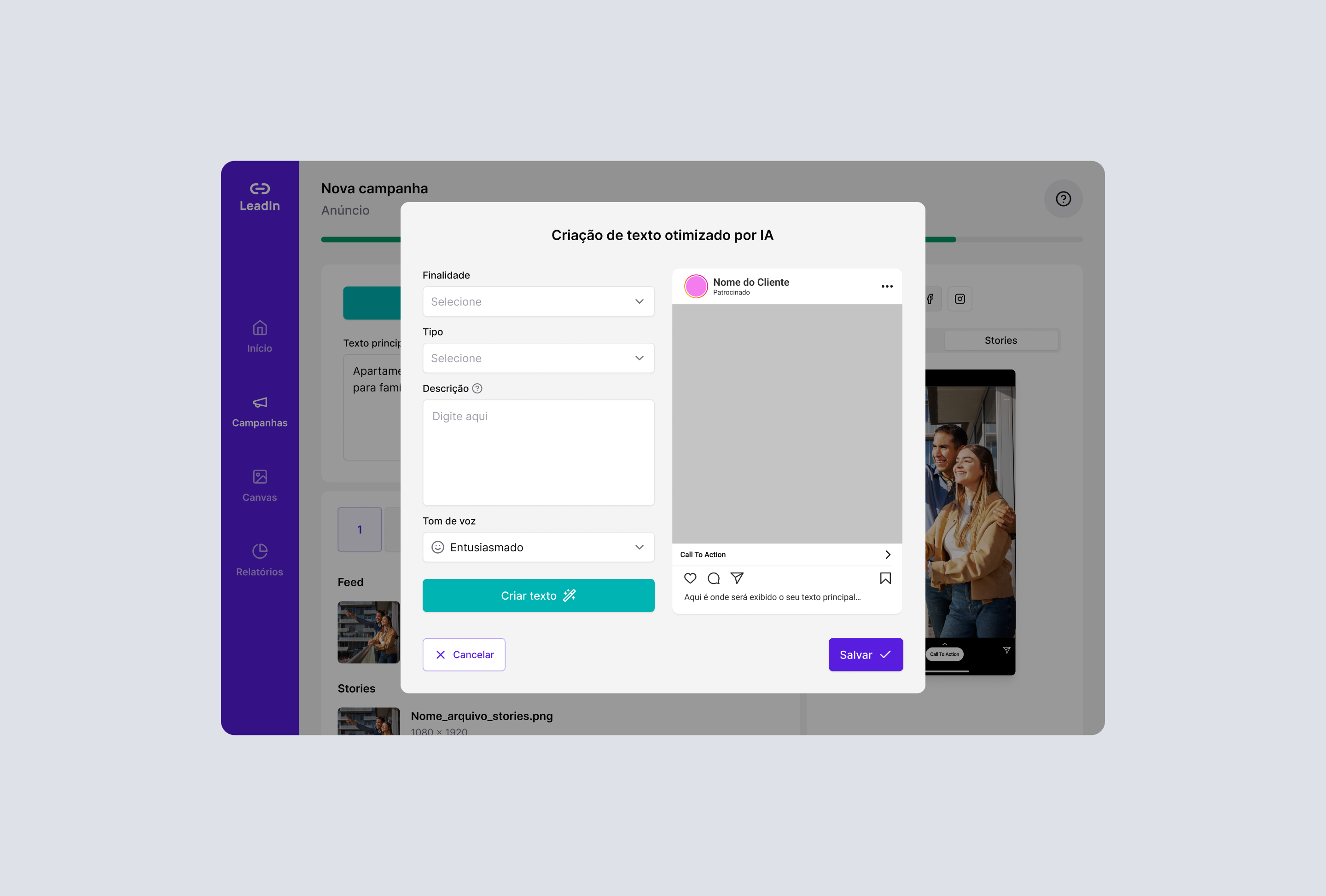 Stationery design of letterhead and business cards for the company Anders on top of a blurred photo of a house interior.